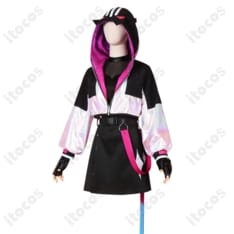 プロセカ 鳳えむ サイバーパンクデッドボーイ衣装 高精度再現でイベントも撮影も映える一着 - 1枚目の画像（サムネイル）