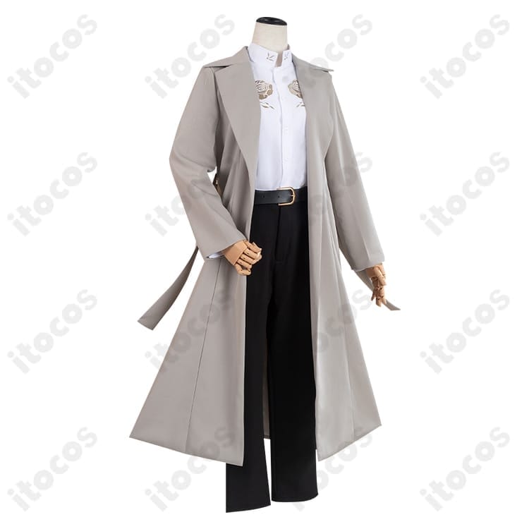 太宰治 コスプレ衣装｜文豪ストレイドッグス 高再現トレンチセットで撮影・イベントに最適 - 2枚目の画像