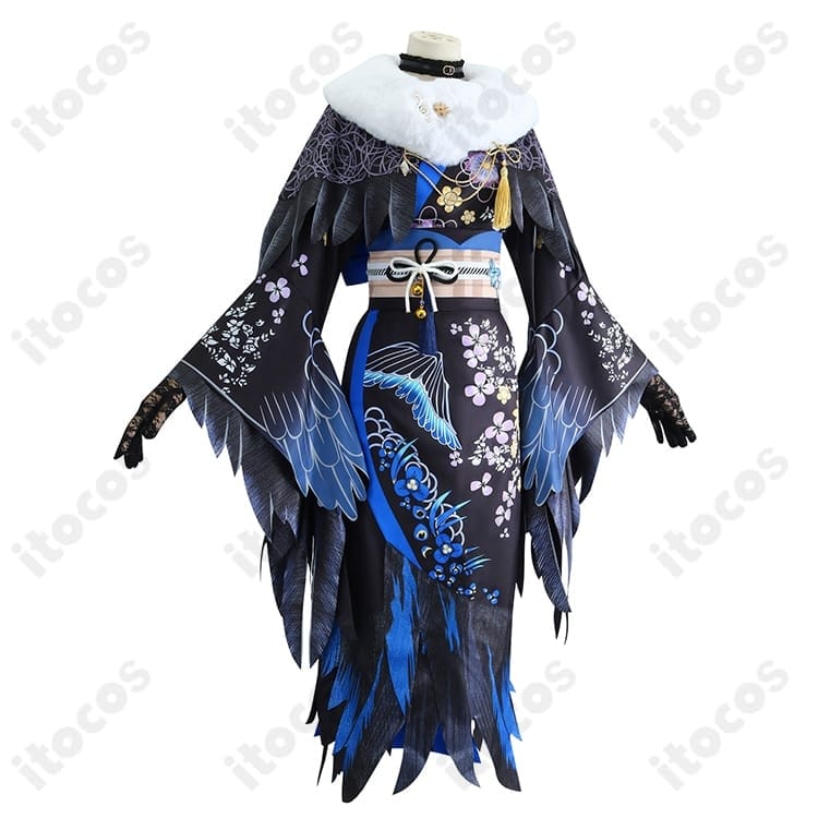 ホロライブ ネリッサ・レイヴンクロフト 正月衣装コスプレ｜和風で華やか、高再現で撮影映え - 2枚目の画像