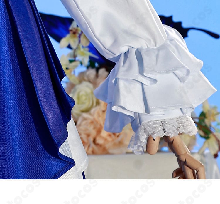 エリーラ・ペンドラ衣装の袖口装飾ディテール。端処理と装飾ラインの精緻さを示す。