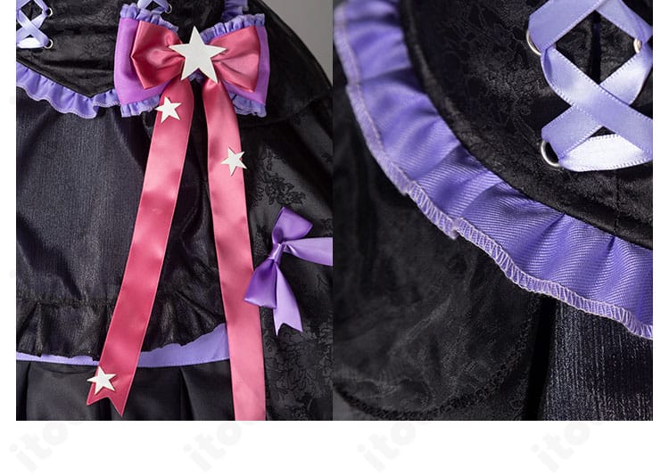 レース系紐と蝶結びの装飾ディテール、アクセント表現