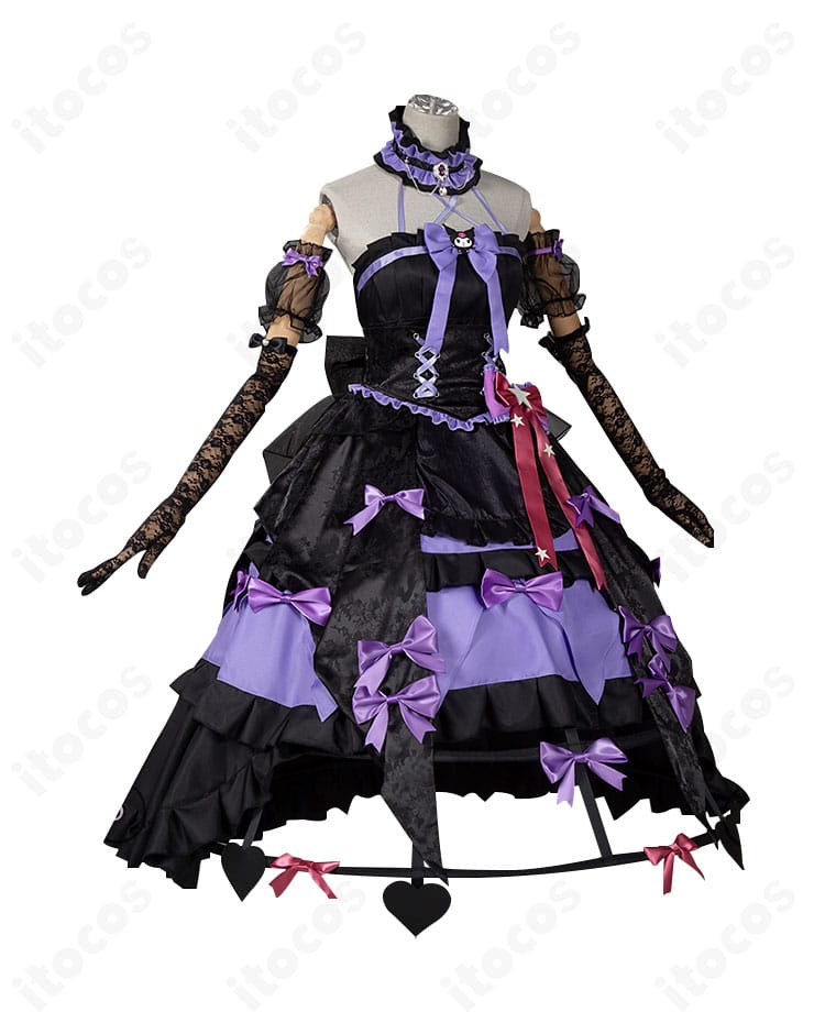 第五人格 血の女王×クロミ コスプレ衣装の側面シルエット