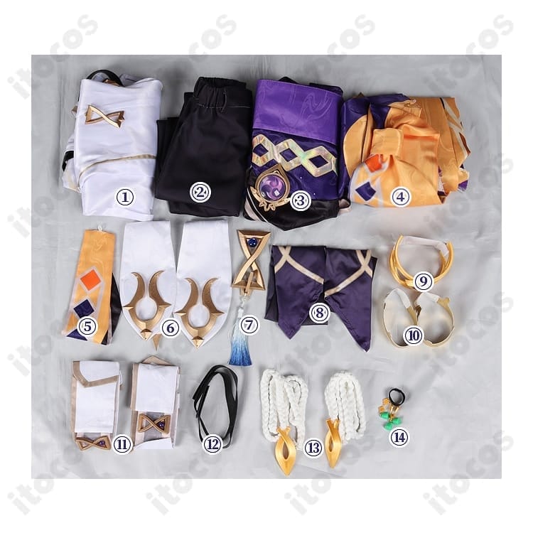 原神 セトス コスプレ衣装｜高再現ディテールと快適さでイベント・撮影に最適 - 5枚目の画像