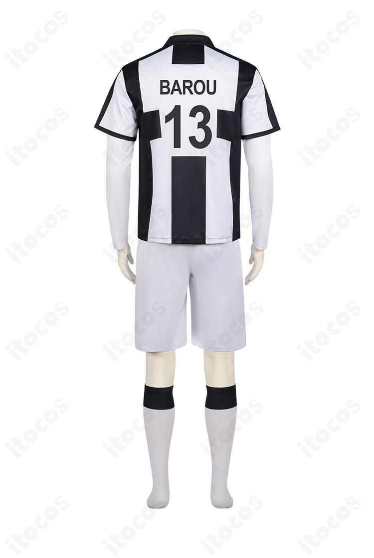 馬狼照英 コスプレ衣装の背面。背面ラインやヨークの落ち感、フィット感を把握できるディテール画像。