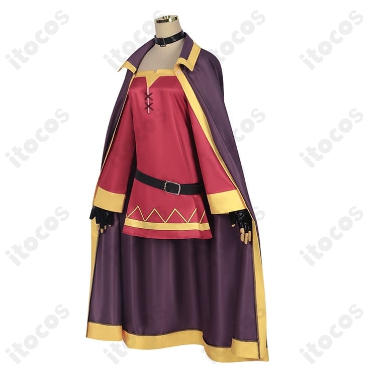 この素晴らしい世界に祝福を！ めぐみん 通常衣装コスプレ 高再現で撮影映え、イベント快適設計 - 2枚目の画像