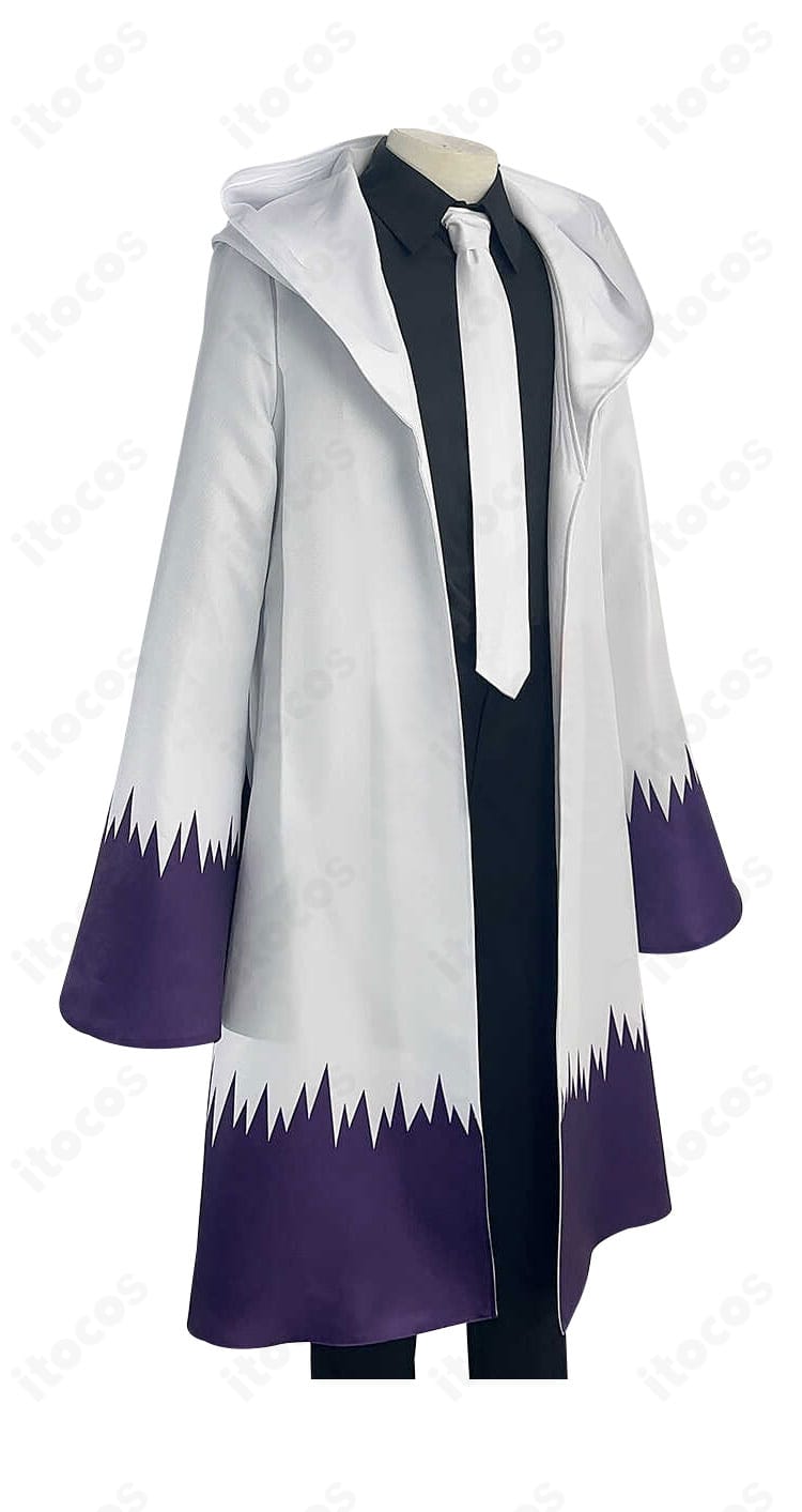 『マッシュル-MASHLE-』アビス・レイザー衣装・右側面。コートの落ち感とズボンのライン、袖口のバランスが分かる全身サイドビュー。