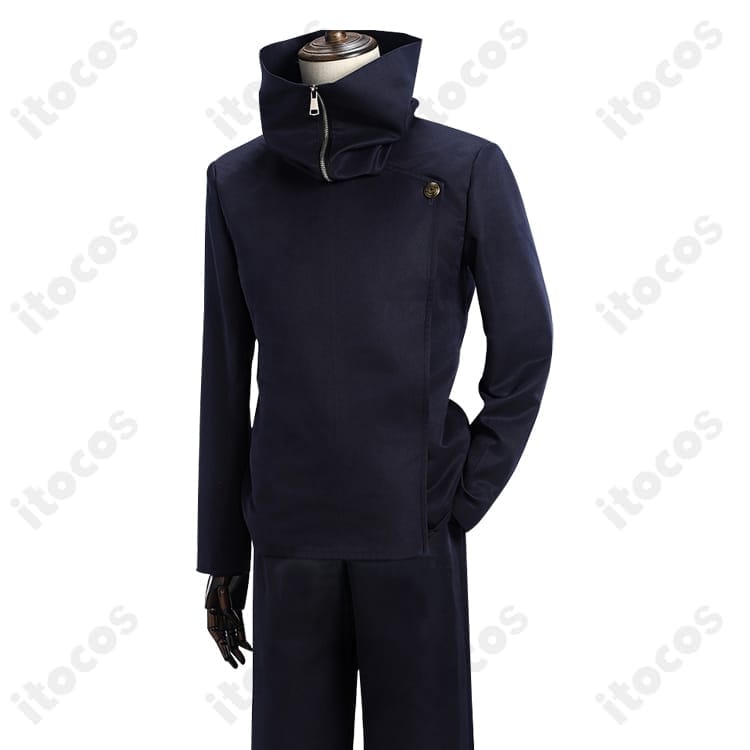 呪術廻戦 狗巻棘 制服コスプレ｜スヌード付で高再現、軽やかでイベントも快適 - 2枚目の画像