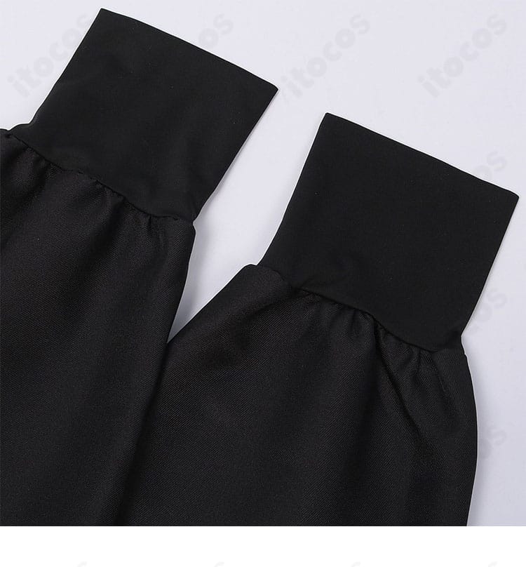 ナルト うちはサスケ コスプレ衣装のパンツディテール。ステッチと生地感