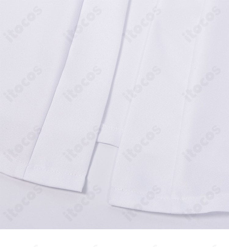 ナルト うちはサスケ衣装の裾ディテール。動きに合わせた落ち感を確認できる