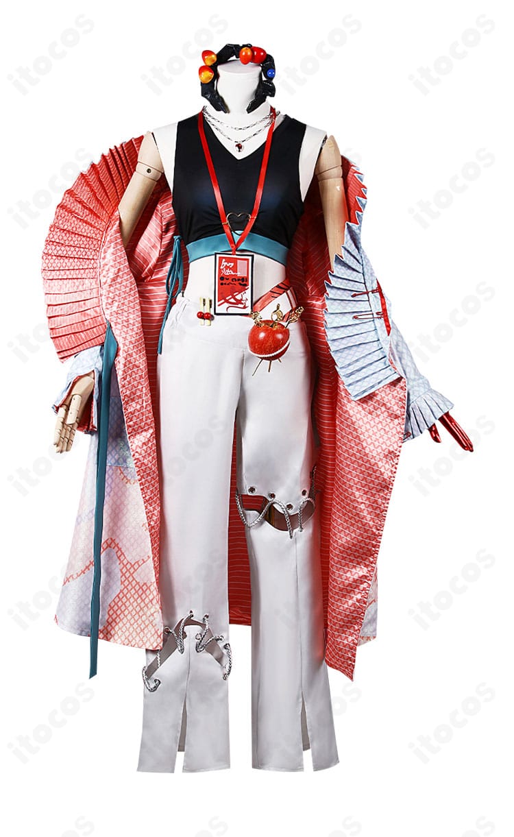 無期迷途 ビアンカ コスプレ衣装の正面全身。コートとパンツのシルエットが確認できる画像