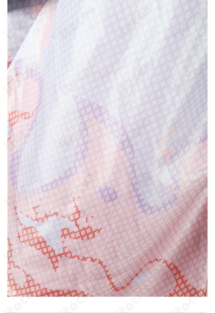 ビアンカ衣装の衣襟パターン装飾アップ。模様とエッジの仕上げを示す画像