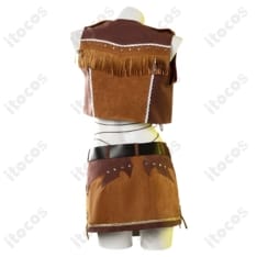 ファイナルファンタジーVII リバース ティファ ウェスタンガイド姿 高再現で動きやすいコスプレ衣装 - 4枚目の画像（サムネイル）