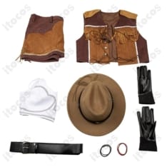 ファイナルファンタジーVII リバース ティファ ウェスタンガイド姿 高再現で動きやすいコスプレ衣装 - 9枚目の画像（サムネイル）