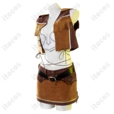 ファイナルファンタジーVII リバース ティファ ウェスタンガイド姿 高再現で動きやすいコスプレ衣装 - 3枚目の画像（サムネイル）