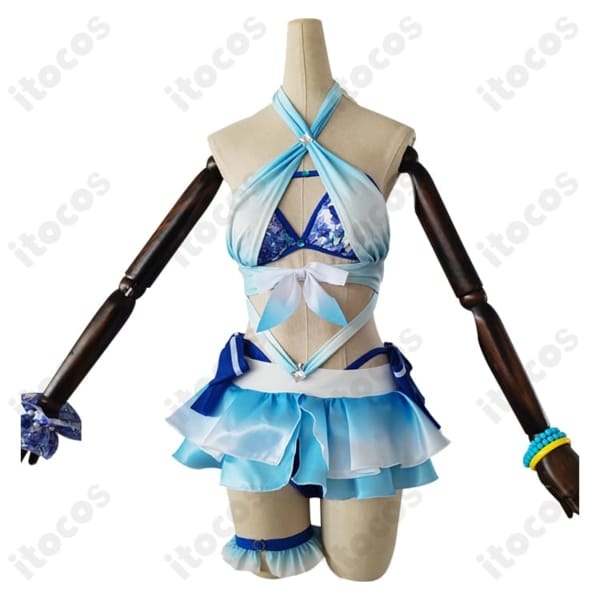 ラブライブ！絢瀬絵里 くじ引き堂 μ's 水着コスプレ衣装｜高再現で夏イベントと撮影に最適
