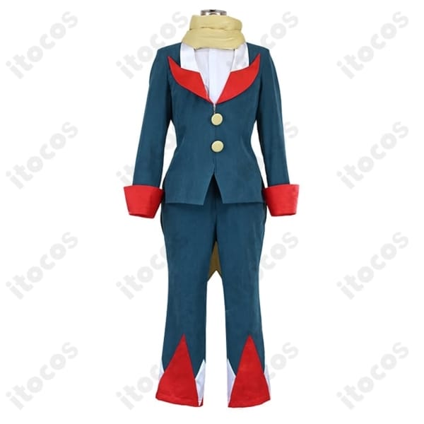 ポケモンBW ギーマ 四天王コスプレ 高再現4点セットでイベントも撮影も映える