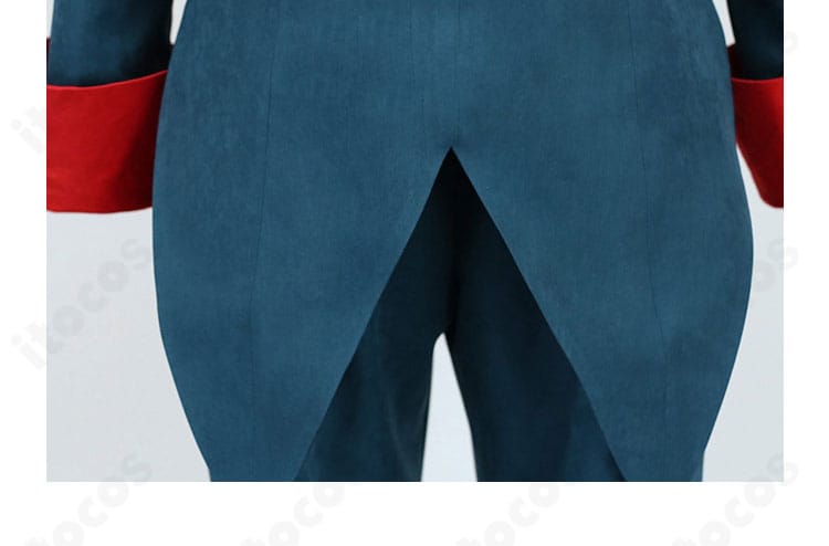 ギーマ コスプレ衣装の背面装飾近影。背中のシームと装飾のバランス。