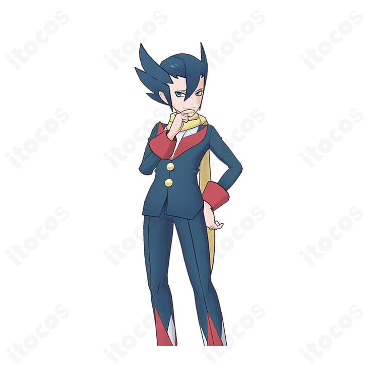 ギーマの四天王コスプレ衣装キャラクターイメージ。『ポケットモンスター ブラック・ホワイト』の雰囲気を再現。