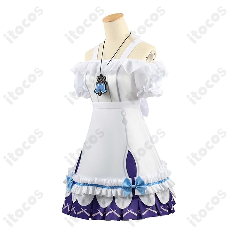 原神 クリーヴ コスプレ衣装｜可愛いワンピース一式で高再現、イベント・撮影に最適 - 2枚目の画像