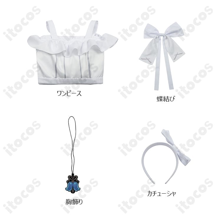 原神 クリーヴ コスプレ衣装｜可愛いワンピース一式で高再現、イベント・撮影に最適 - 4枚目の画像