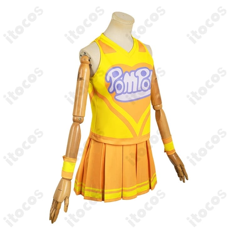 菜なれ花なれ 美空かなた チアコスプレ衣装 高再現で動きやすく撮影映え - 2枚目の画像