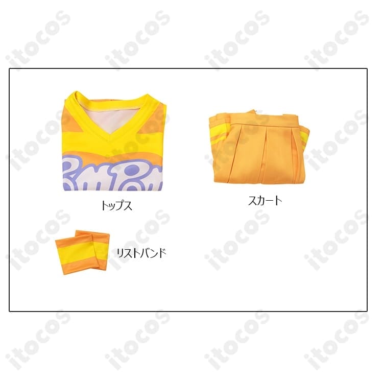 菜なれ花なれ 美空かなた チアコスプレ衣装 高再現で動きやすく撮影映え - 5枚目の画像