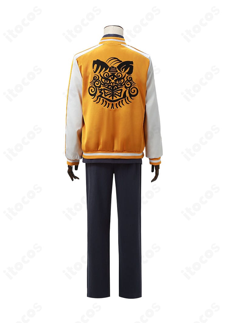 WIND BREAKER 十亀条 コスプレ衣装の背面ディテール。背面意匠とシルエットを確認できる画像。