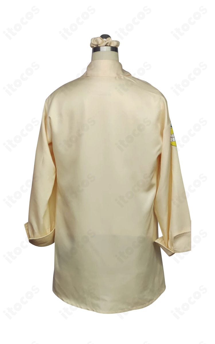 柚鳥ナツ バンド衣装の背面。ウエストシェイプと裾広がりの美しいシルエットを強調。