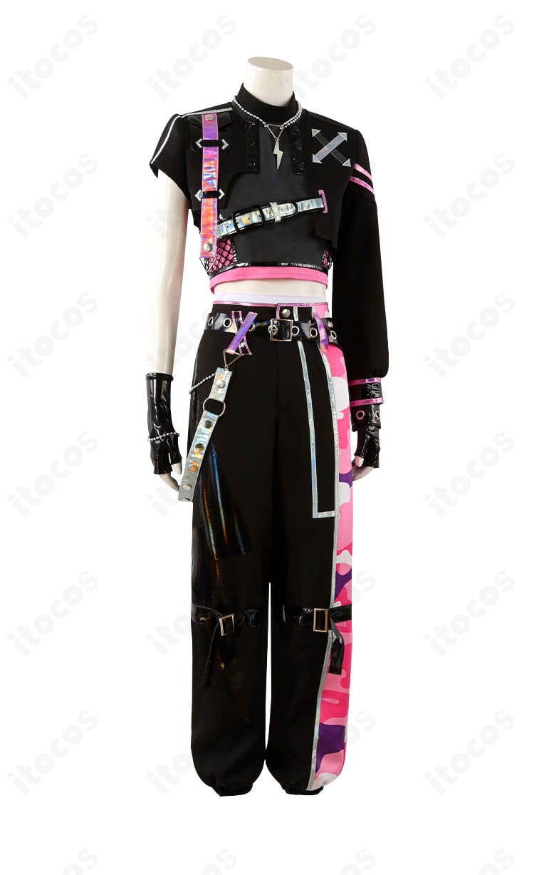 『あんさんぶるスターズ！！』TRIP Switch衣装の右側面。コートのラインや腰布のボリューム感を確認できる画像