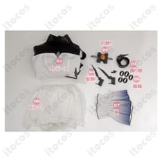 アークナイツ テレジア衣装 高再現ローブ。精緻刺繍で上品、イベントや撮影に最適 - 7枚目の画像（サムネイル）