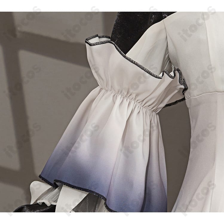 アークナイツ テレジア衣装 高再現ローブ。精緻刺繍で上品、イベントや撮影に最適 - 4枚目の画像