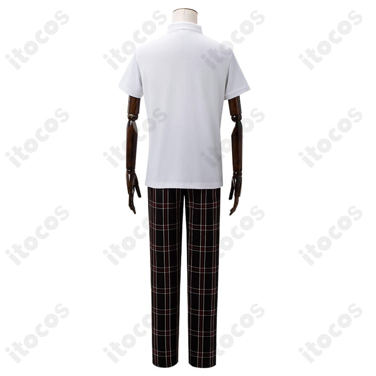 ペルソナ5 雨宮蓮 秀尽学園高校 男子制服（夏服）高再現コスプレ｜軽量で快適、撮影に強い一着 - 2枚目の画像