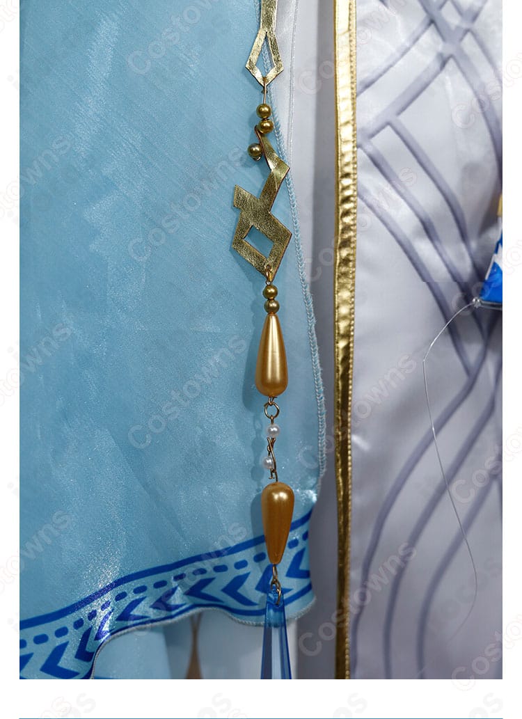 衣装に合わせたアクセサリー類の細部イメージと質感