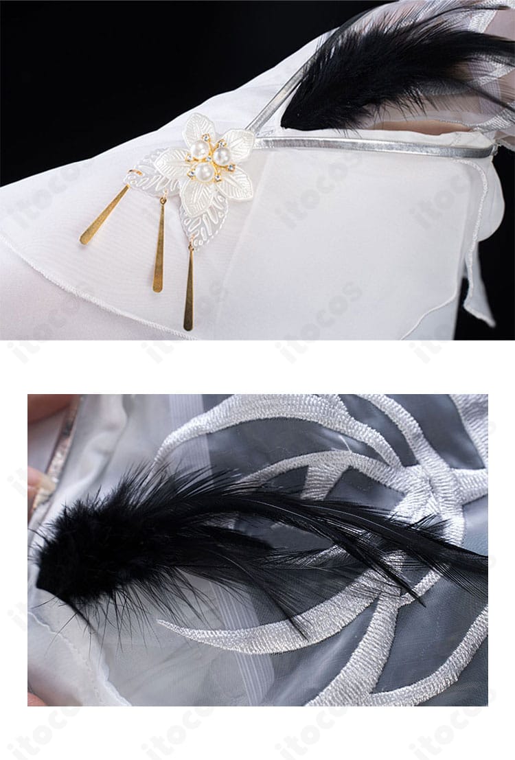 袖の装飾詳細。袖口の意匠とステッチワーク