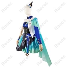 ウマ娘 プリティーダービー ヴィルシーナ 勝負服コスプレ衣装。動き映えるマント付きで撮影・イベントに最適 - 2枚目の画像（サムネイル）