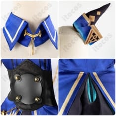 ウマ娘 プリティーダービー ヴィルシーナ 勝負服コスプレ衣装。動き映えるマント付きで撮影・イベントに最適 - 7枚目の画像（サムネイル）