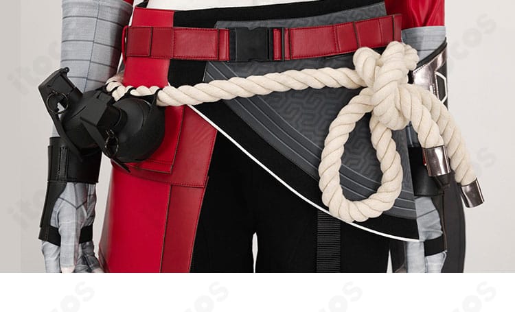 レイス コスプレ衣装の腰部装飾詳細。ベルトと腰飾り、腰布の質感が分かる画像