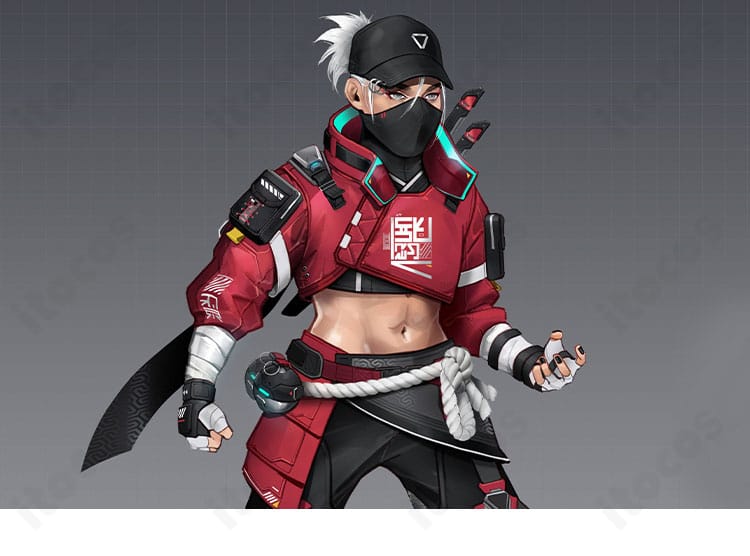 エーペックスレジェンズ レイス「ストリートスマート」コスプレ衣装の正面全身画像