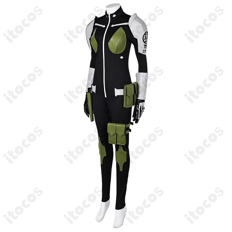 怪獣8号 亜白ミナ 戦闘服コスプレ 高再現でイベント・撮影に最適 - 2枚目の画像