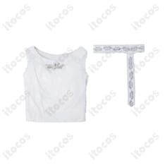 ガラドリエル 映画版ホワイトドレス コスプレ衣装｜高再現シルエットで撮影映え、イベントに最適 - 5枚目の画像（サムネイル）