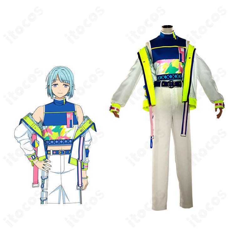 あんさんぶるスターズ！！ 紫之創・春川宙・真白友也・朱桜司のカラーコード衣装とキャラクター画像の組み合わせ正面写真