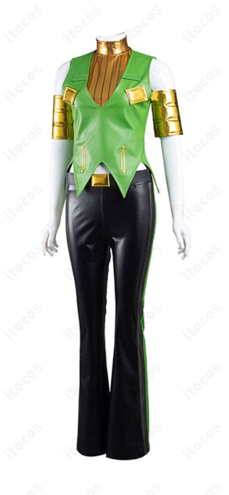 エルメェス・コステロ コスプレ衣装の左側面ディテールと腕飾りの形状が分かる画像