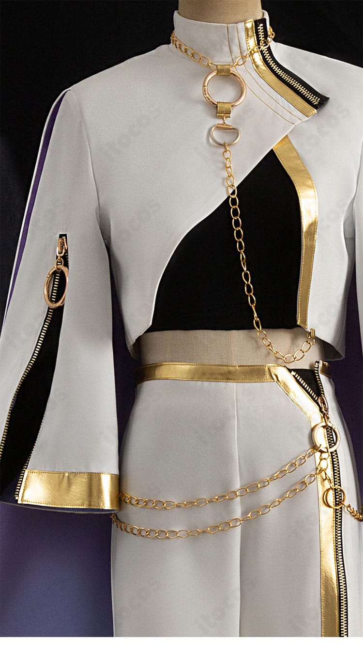 NU: カーニバル リン衣装 肩・袖の装飾アップ。エッジの処理と配色を確認