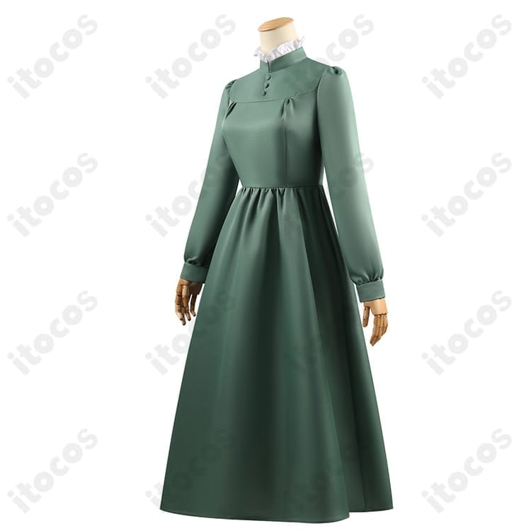 ソフィー・ハッター 緑ワンピース コスプレ｜高再現シルエットで動きやすい、撮影・イベントに最適 - 2枚目の画像