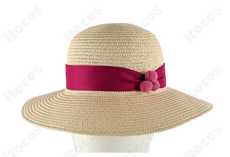 帽子の細部。ソフィー・ハッターの可愛らしさを演出するフォルムと色味を確認できる。