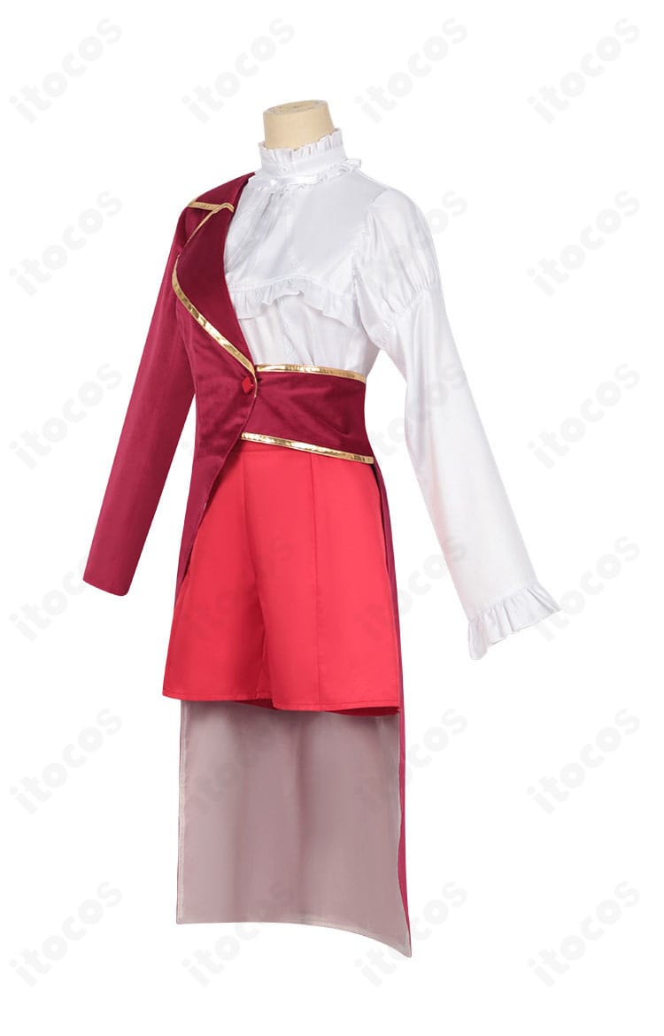 有馬かな コスプレ衣装の左側面。全体シルエットと袖の落ち感を示すカット