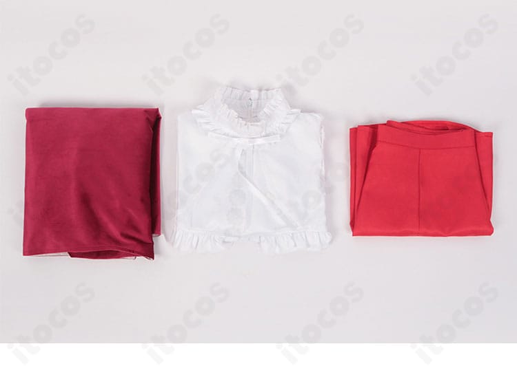 シャツ裾周りの装飾ディテール。ヘムラインと装飾のバランスが分かる画像