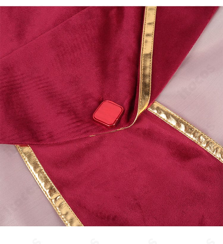 有馬かな コスプレ衣装の腰部分装飾アップ。アクセントパーツの質感と配置を強調