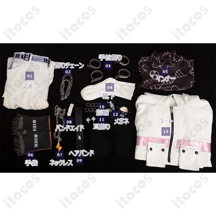 第五人格 ルカ・バルサー（囚人）Rice衣装 高再現で快適、イベント＆撮影に最適 - 7枚目の画像