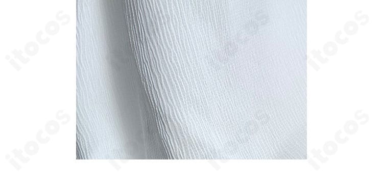 胸元〜腰周りの装飾クローズアップ。天使と悪魔テーマのシンボルが見える構図。